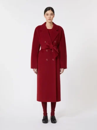 101801 icon coat, dark red