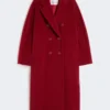 101801 icon coat, dark red