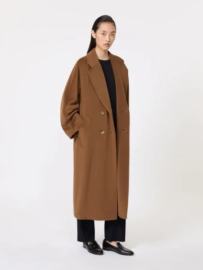 101801 icon coat, tobacco