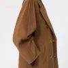 101801 icon coat, tobacco
