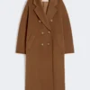 101801 icon coat, tobacco
