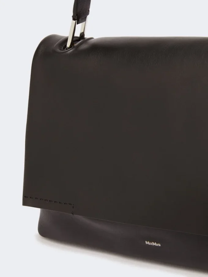 Archetipo leather handbag, black Archetipo leather handbag, black