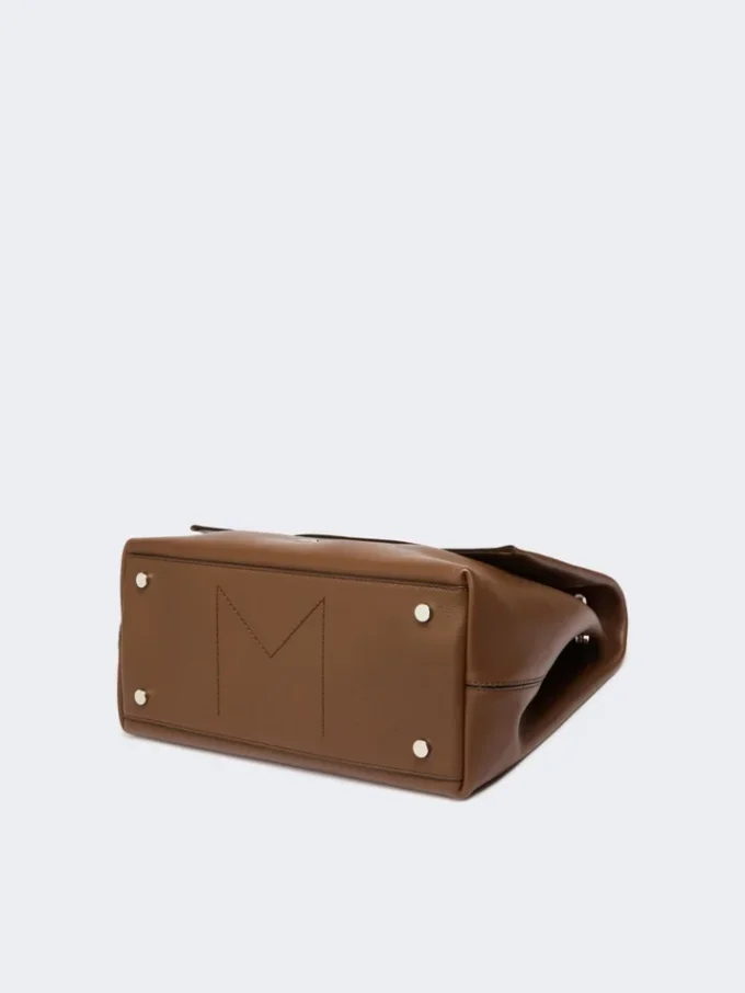 Archetipo leather handbag, brown Archetipo leather handbag, brown