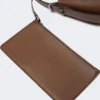 Archetipo small leather bag, brown