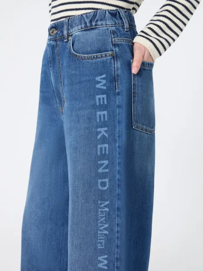 Authentic cotton denim jeans, navy