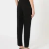 Cady carrot trousers, black
