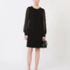 Cady cocktail dress, black Cady cocktail dress, black
