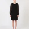 Cady cocktail dress, black Cady cocktail dress, black