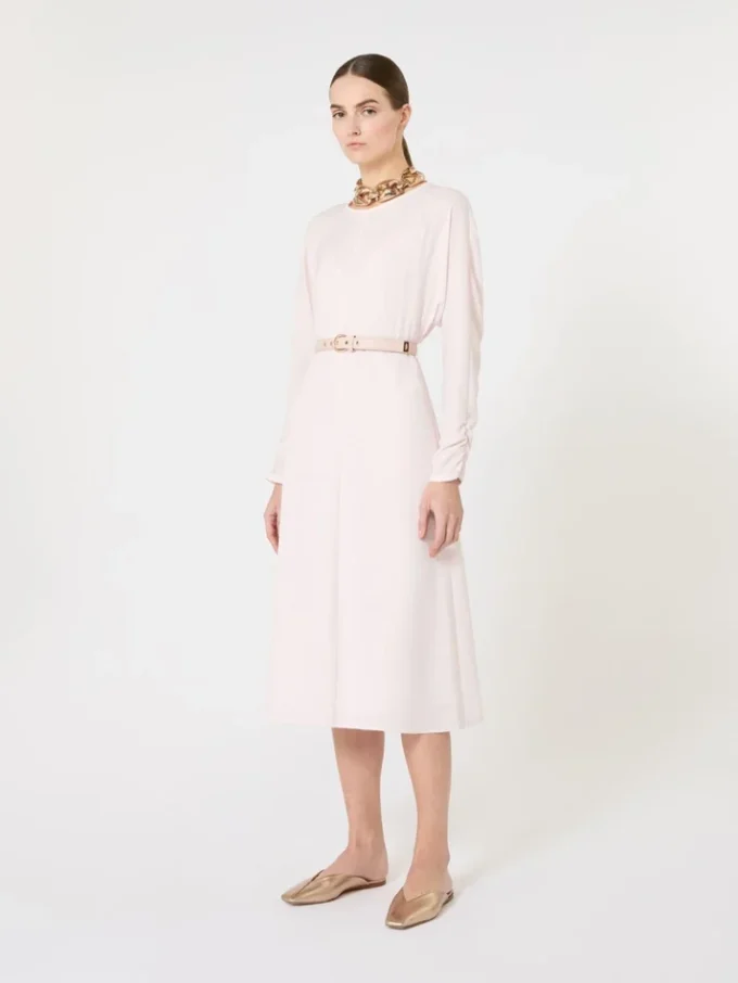 Cady flared dress, pink Cady flared dress, pink