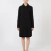 Cady midi coat, black