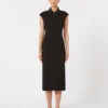 Cady midi dress, black