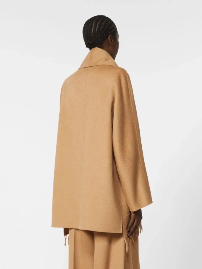 Camel cardigan coat, camel