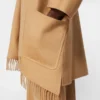 Camel cardigan coat, camel