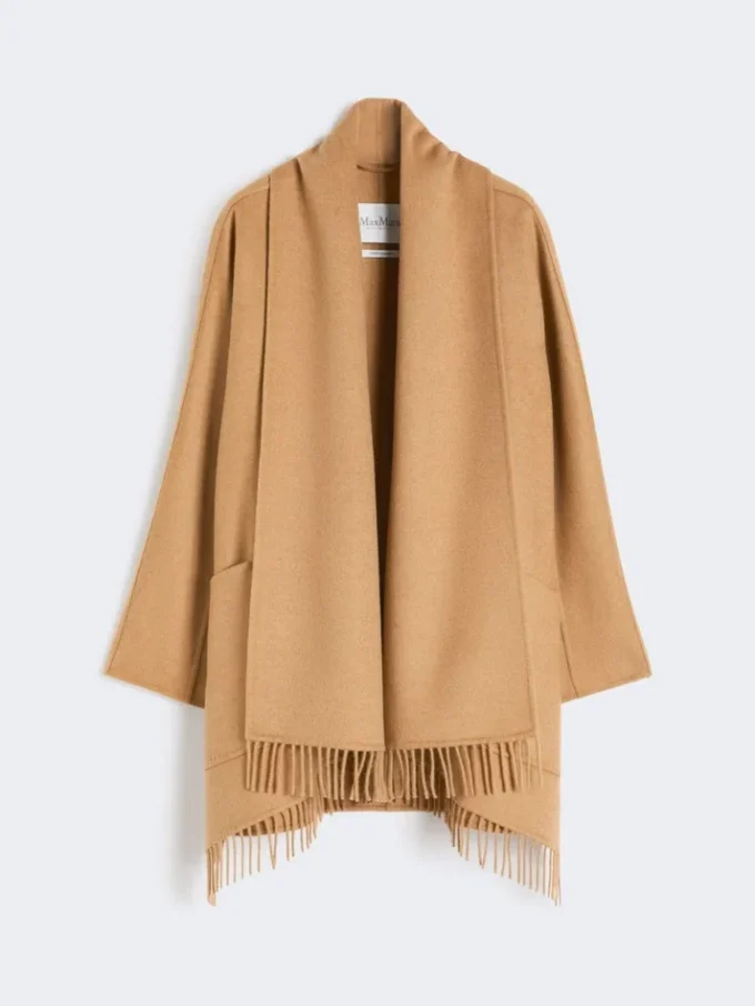 Camel cardigan coat, camel