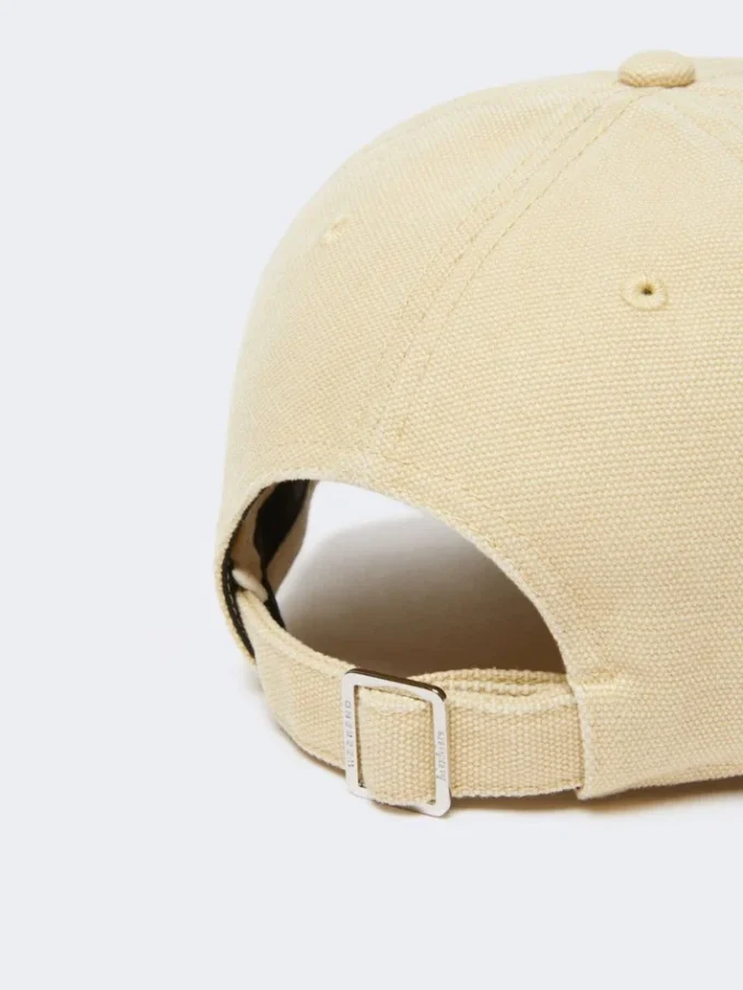 Canvas baseball cap, beige