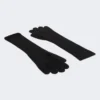 Cashmere gloves, black