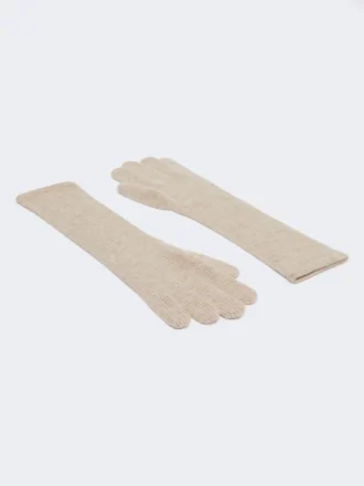 Cashmere gloves, make up lumiere