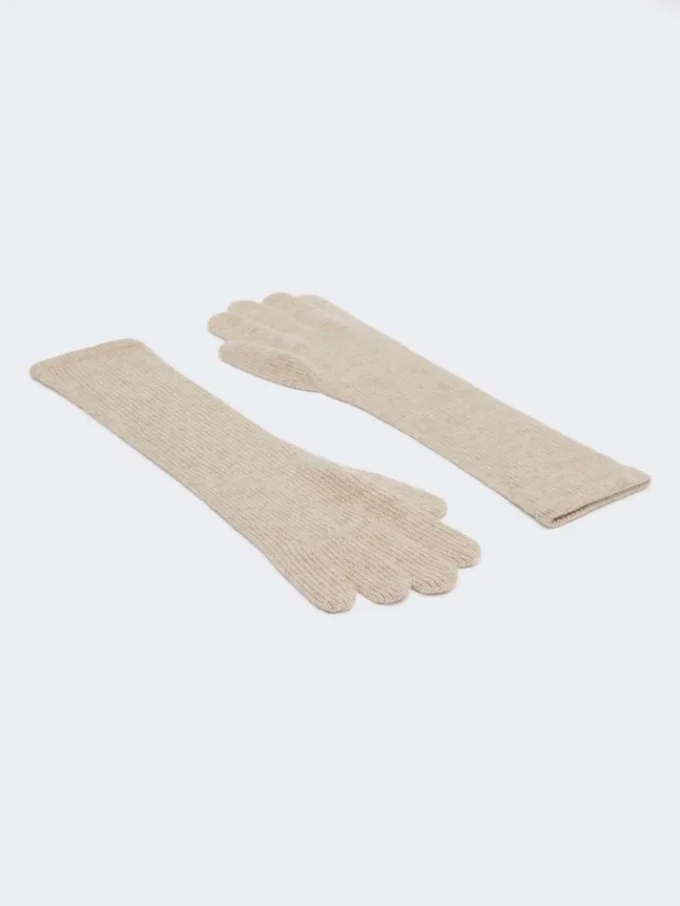 Cashmere gloves, make up lumiere