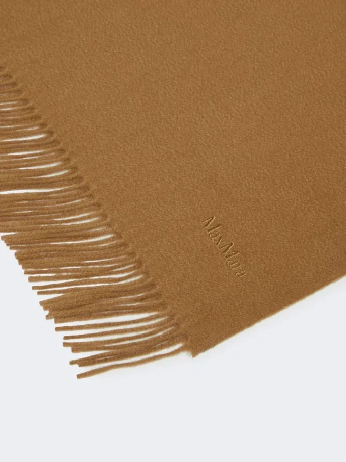 Cashmere logo stole, beige