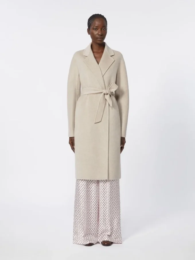 Cashmere robe coat, sand Cashmere robe coat, sand
