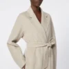 Cashmere robe coat, sand Cashmere robe coat, sand