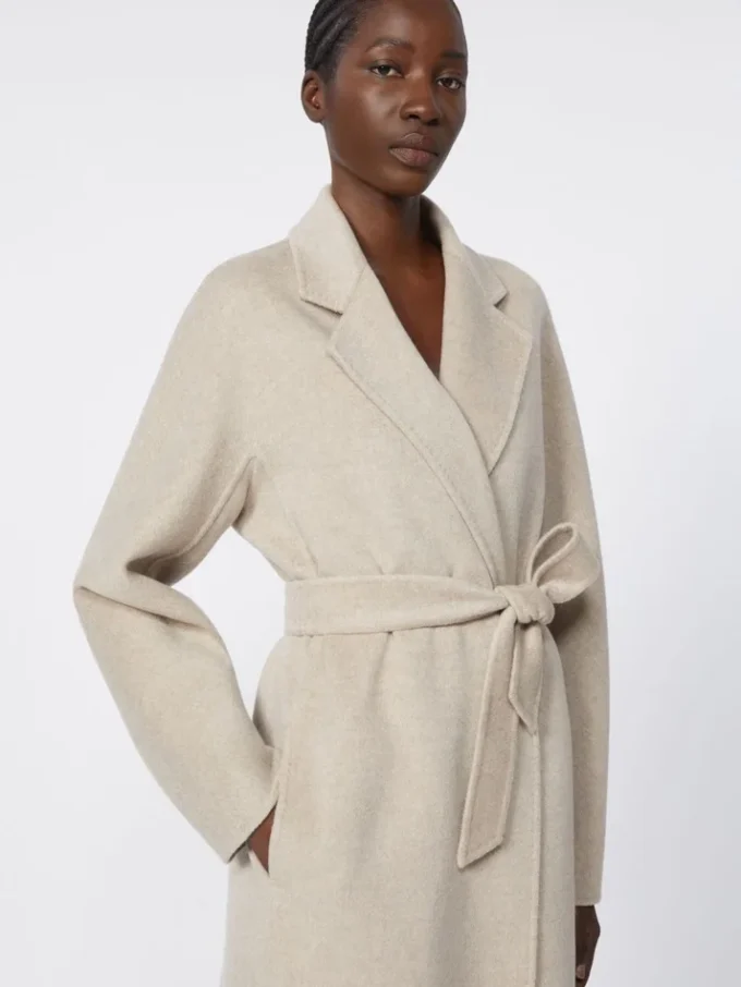 Cashmere robe coat, sand Cashmere robe coat, sand