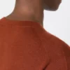 Cashmere yarn sweater, terra cotta Cashmere yarn sweater, terra cotta