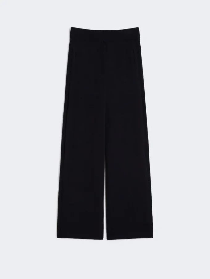 Cashmere yarn trousers, ultramarine