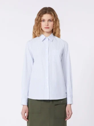 Classic cotton shirt, light blue