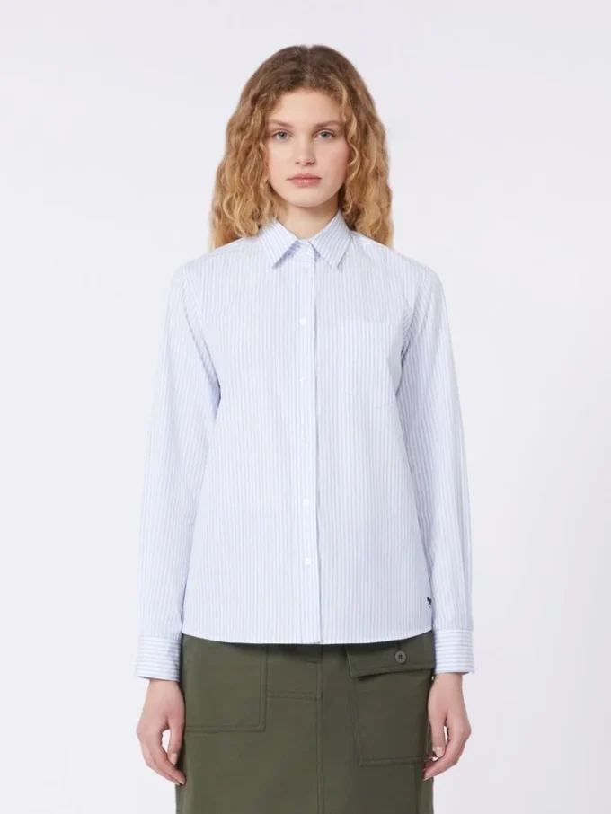 Classic cotton shirt, light blue
