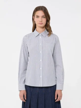 Classic cotton shirt, navy