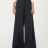 Compact jersey trousers, ultramarine