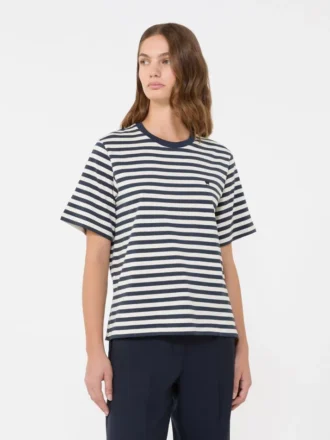 Cotton basic t-shirt, ecru