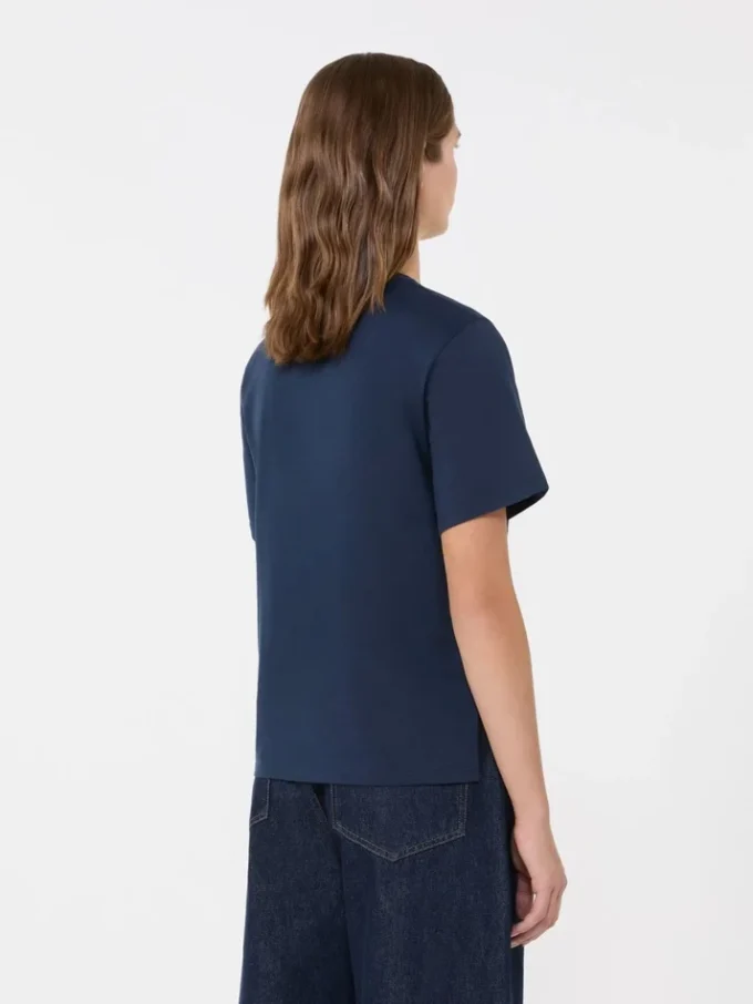 Cotton basic t-shirt, navy