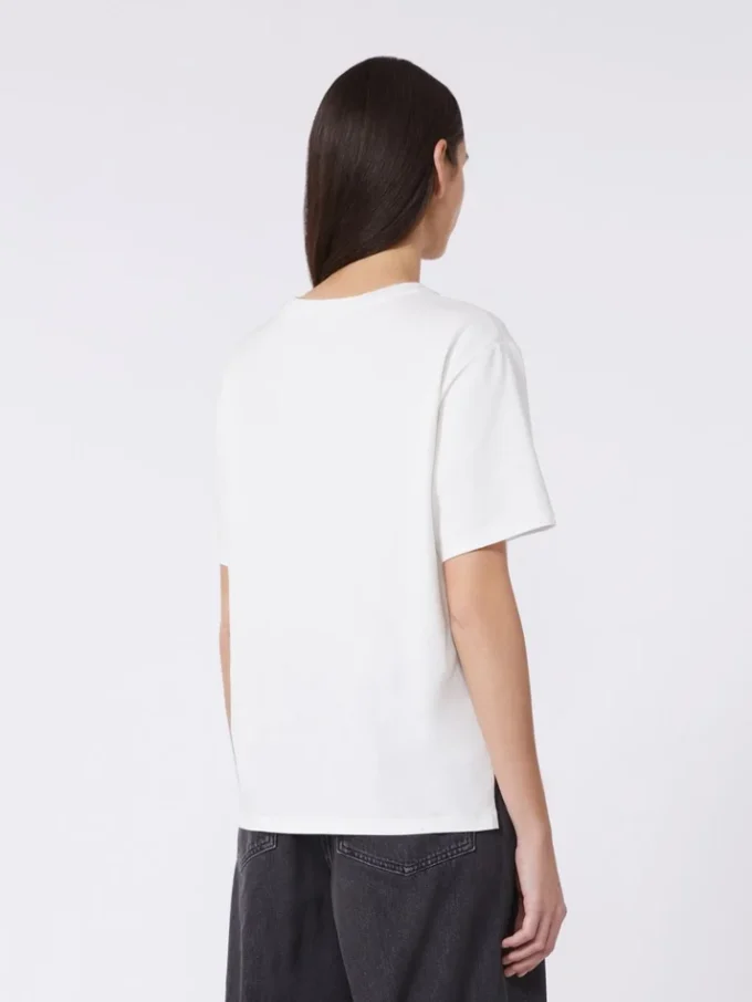 Cotton basic t-shirt, optical white