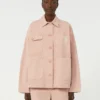 Cotton canvas workwear jacket, pink