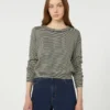Cotton crew-neck sweater, navy Cotton crew-neck sweater, navy