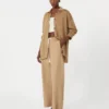 Cotton drawstring trousers, desert
