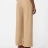 Cotton drawstring trousers, desert