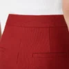 Cotton gabardine jersey trousers, red Cotton gabardine jersey trousers, red