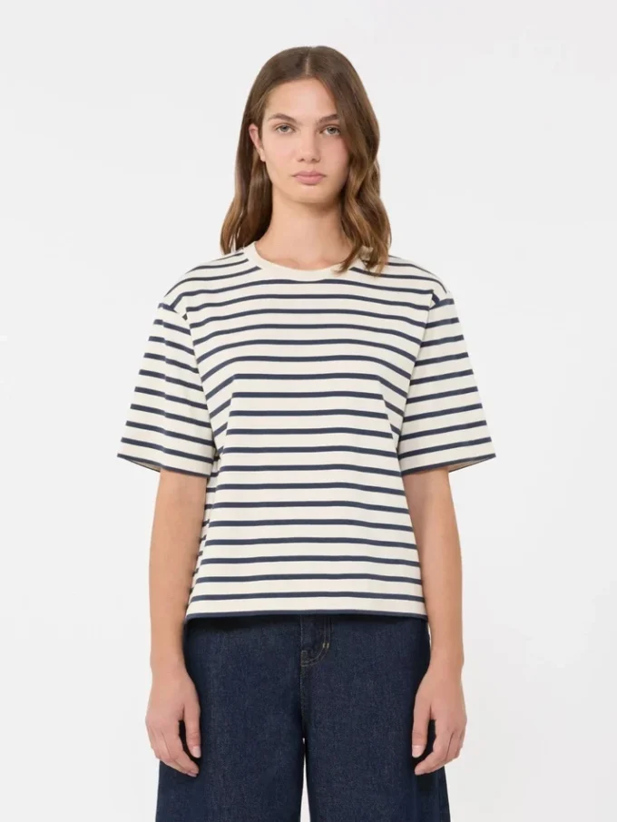 Cotton jersey t-shirt, ecru