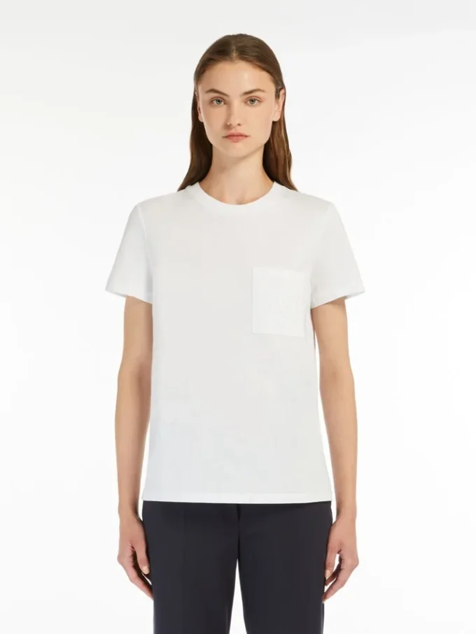 Cotton jersey t-shirt, optical white