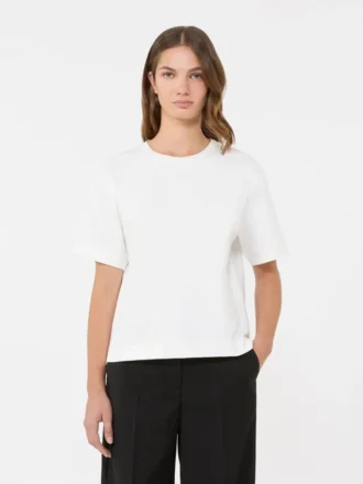 Cotton jersey t-shirt, white