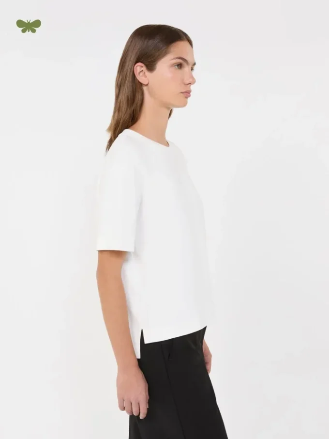 Cotton jersey t-shirt, white