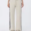 Cotton jersey trousers, ecru