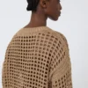 Cotton mesh jumper, desert Cotton mesh jumper, desert