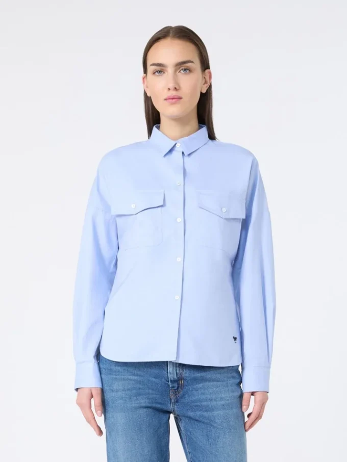 Cotton oxford shirt, light blue Cotton oxford shirt, light blue