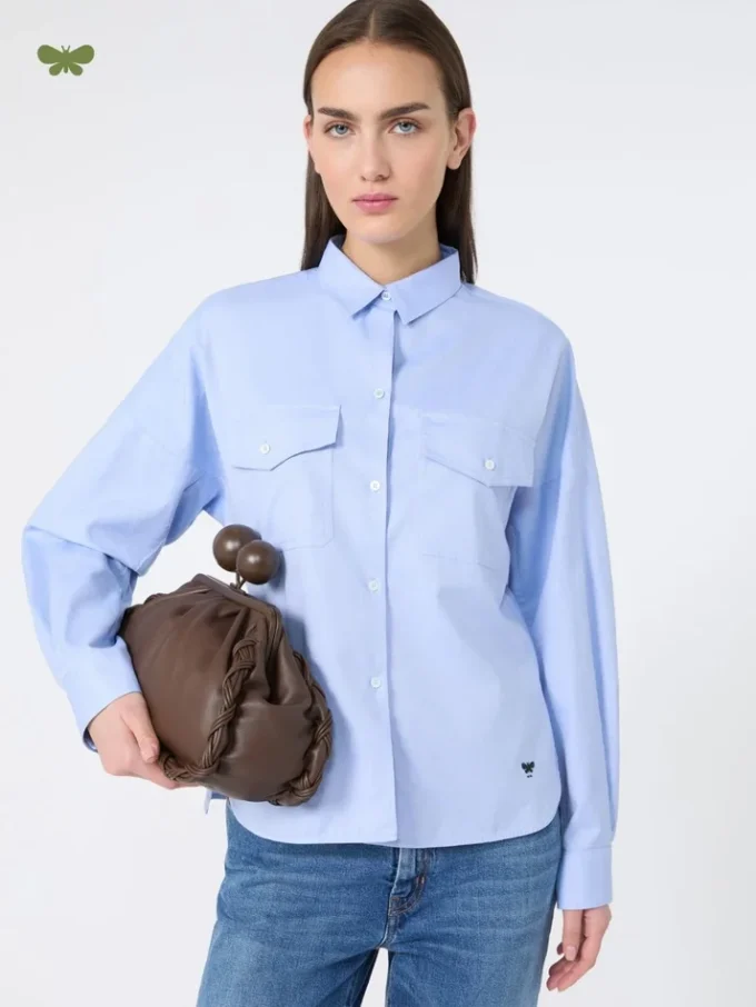 Cotton oxford shirt, light blue Cotton oxford shirt, light blue