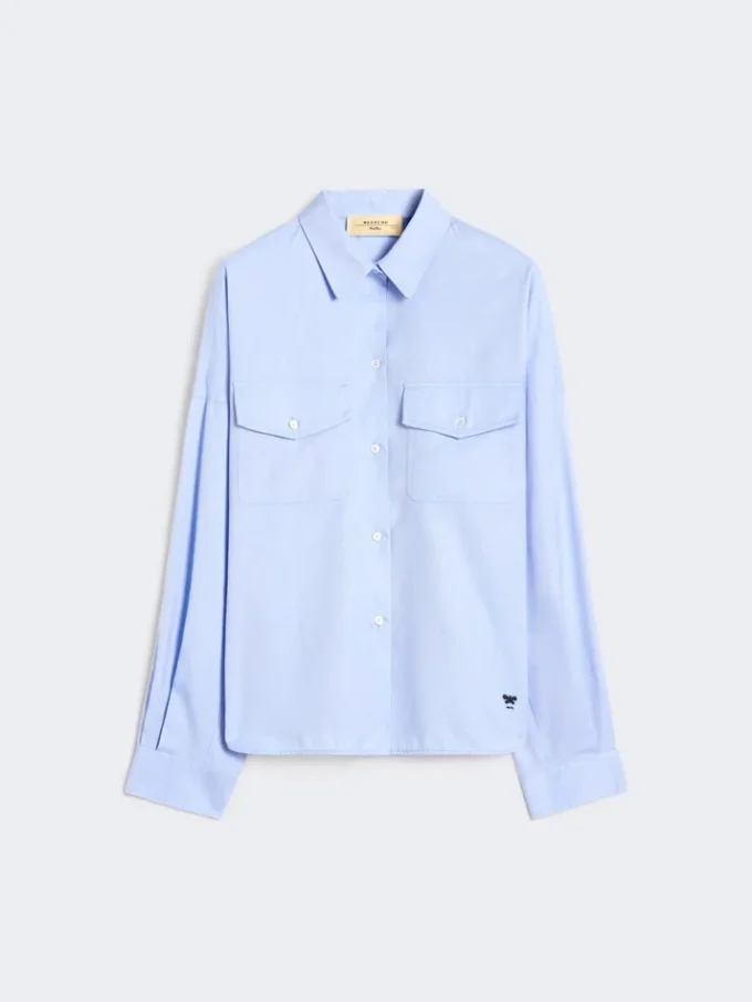 Cotton oxford shirt, light blue Cotton oxford shirt, light blue