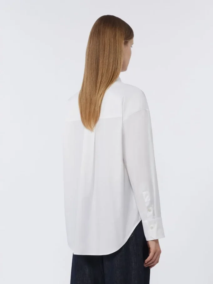 Cotton oxford shirt, white Cotton oxford shirt, white